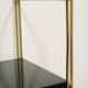 Shelves metal black and amounts Golden 60s