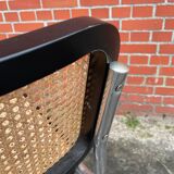 Cesca design chair b32 model black and chrome