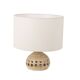 Georges Pelletier. Openwork and glazed terracotta lamp. Circa 1960-70.