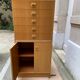 Chest of drawers with 5 drawers in light oak, Danish production from the 60s/70s.