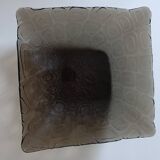 Vintage smoked glass empty pocket