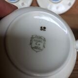 Tasses et soucoupes Epiag Czechoslovakia