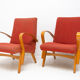 Fauteuils en bois František Jirák pour Tatra nábytok, 1960