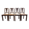 4 chaises Art Déco
