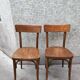Paire de chaises bistrot 