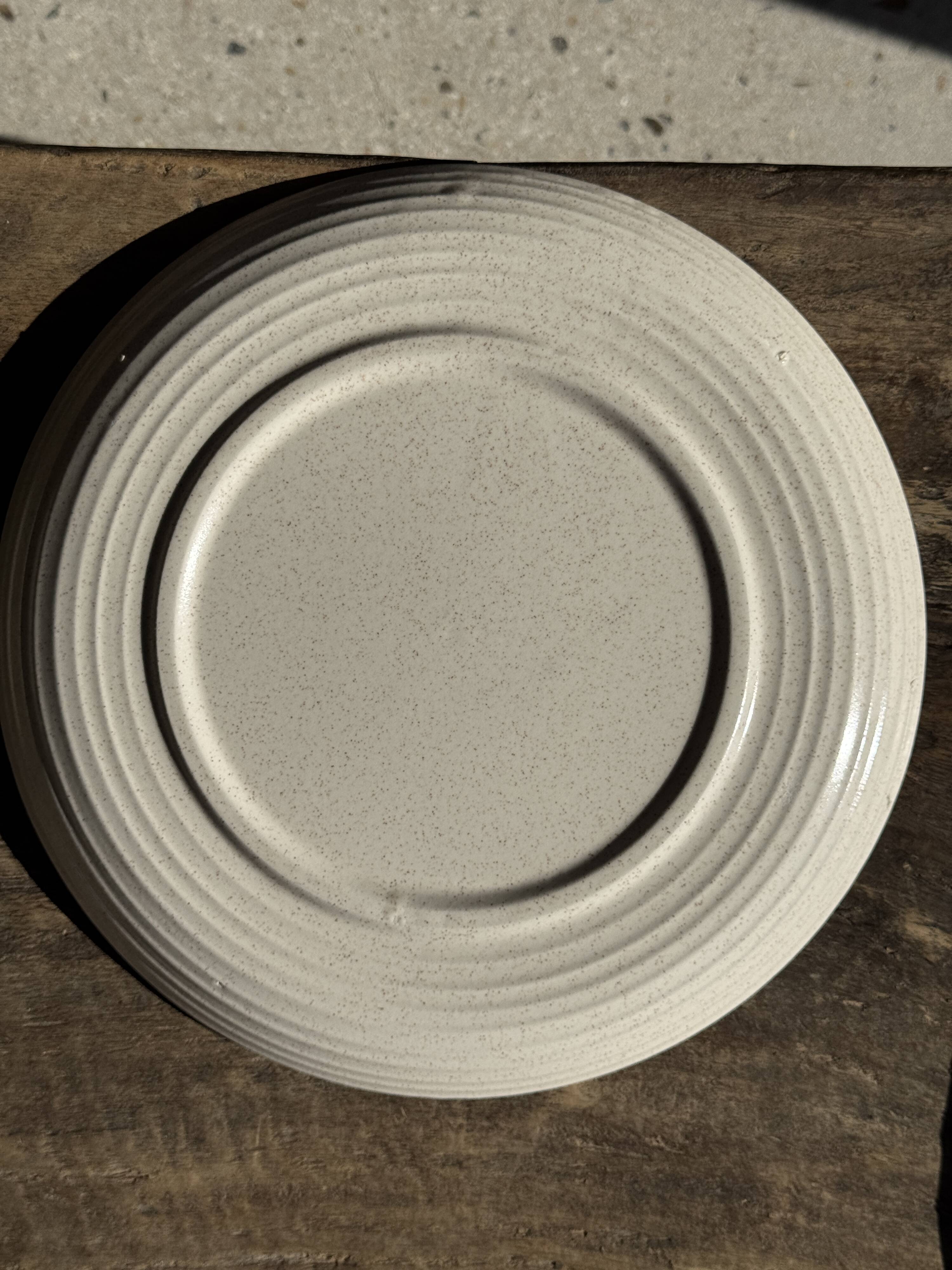 Lunéville table service Art Workshop 8 plates and 2 serving dishes