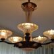 Petitot Ezran style chandelier