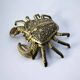Regency bronze crab ashtray, Spain, 1980s
