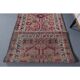1970s Vintage Turkish Hand-Knotted Wool Cotton Beige Runner Rug 80x348