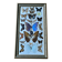 Large entomological frame - 27 mounted butterflies - Very good condition