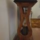 Lyre bedside table