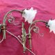 old pair of Napoleon III bronze wall sconces