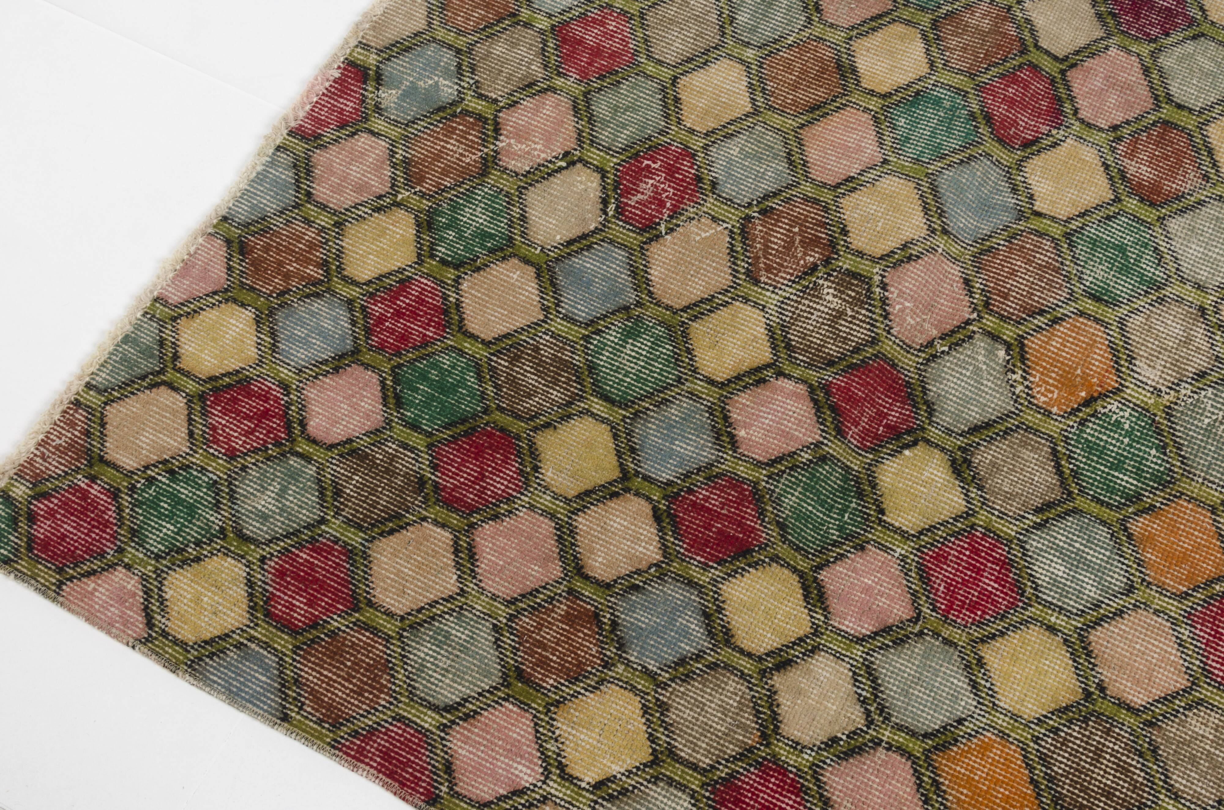 Multicolour Vintage Handmade Rug sku1100