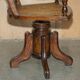 Antique Victorian swivel office armchair