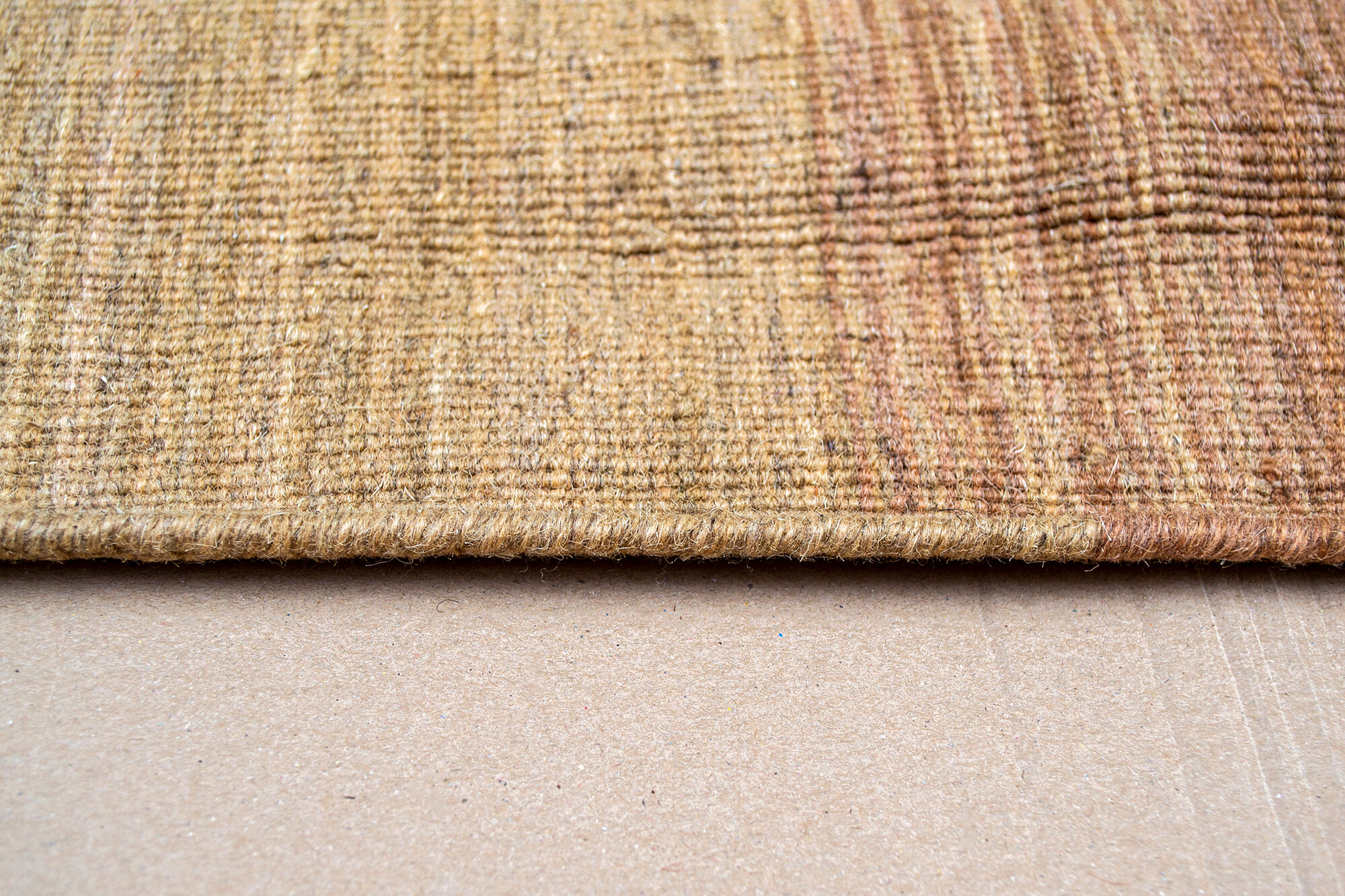 Mat-Cotton Rug with Row Decoration, Italy, 1970s