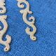 Pair of brass keyholes