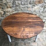 Table ronde avec rabats