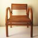 Modernist wooden chair