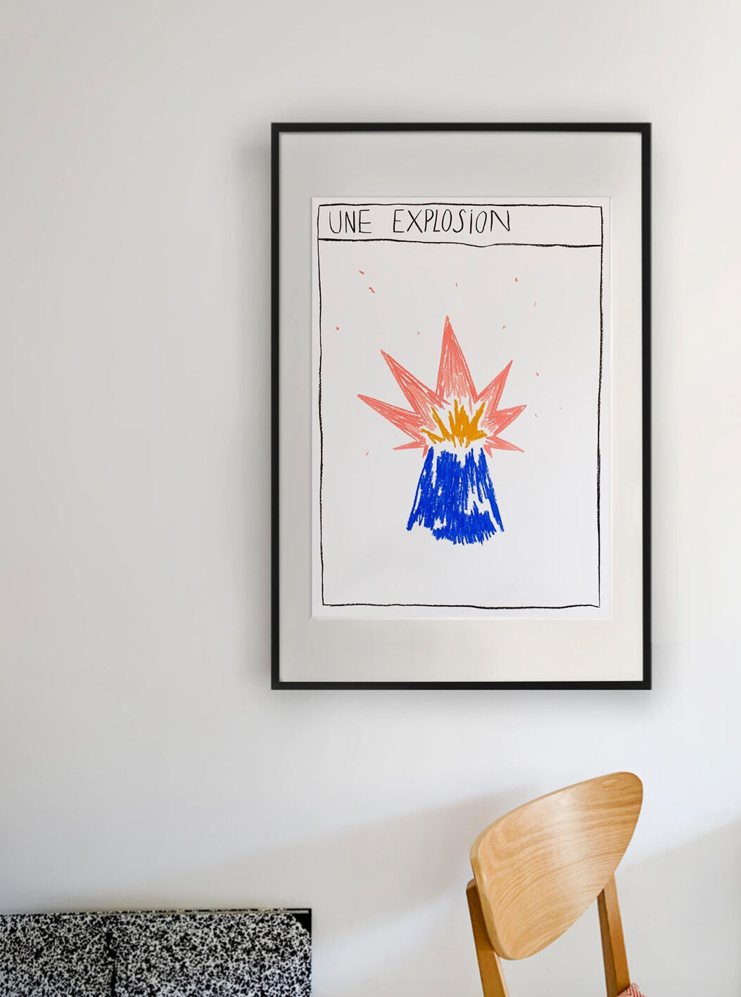 Drawing an explosion