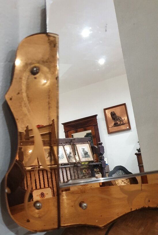 Venetian mirror "art deco" 63x43cm