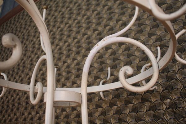 Porte manteau en fonte fin XlXeme de bar restaurant