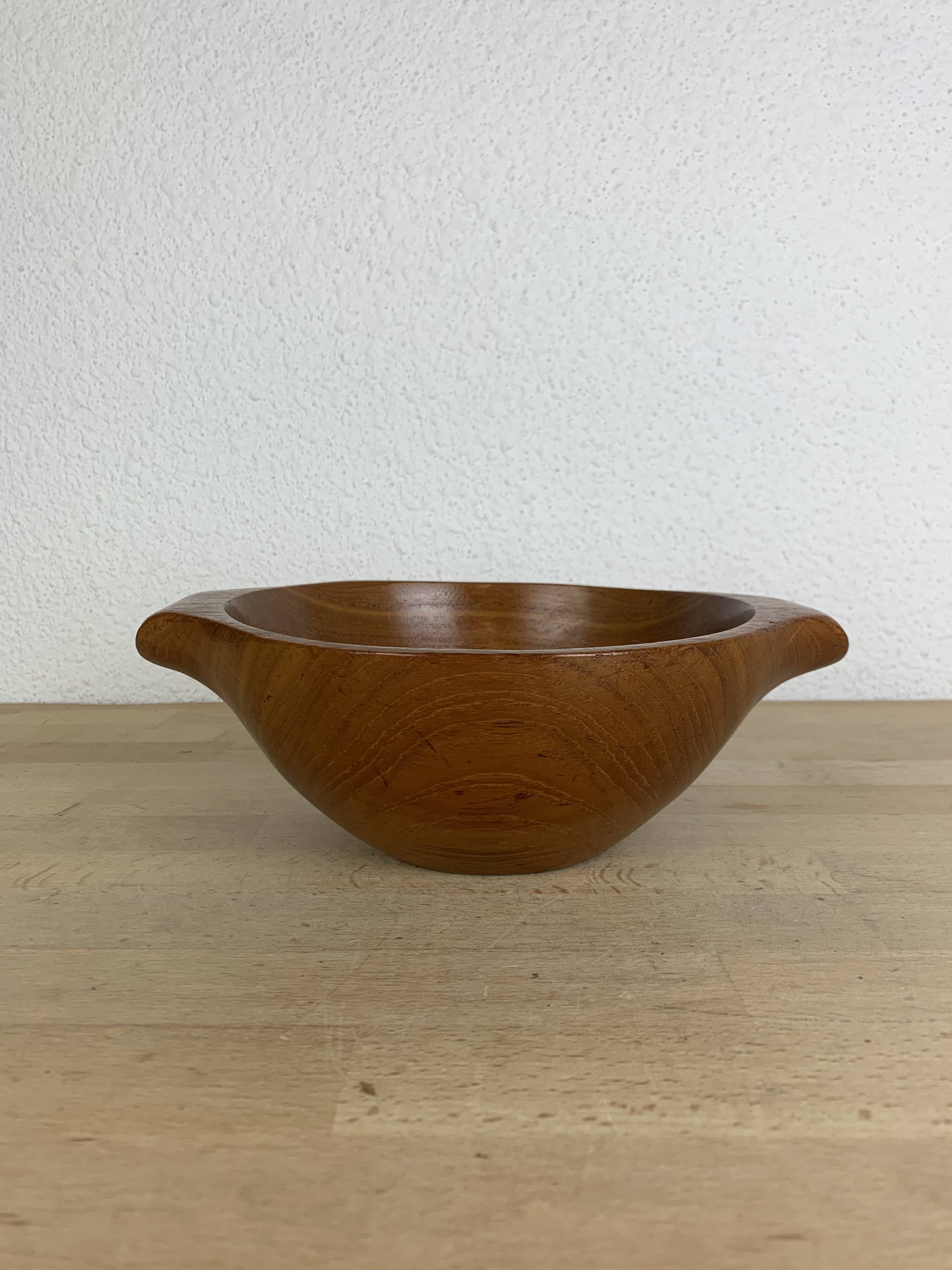 Danish teak fruit bowl, 1960s, Scandinavian style