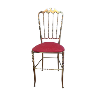 Chiavari chair brass gilded 70s