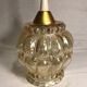 Suspension chandelier ceiling light glass golden years 70 vintage