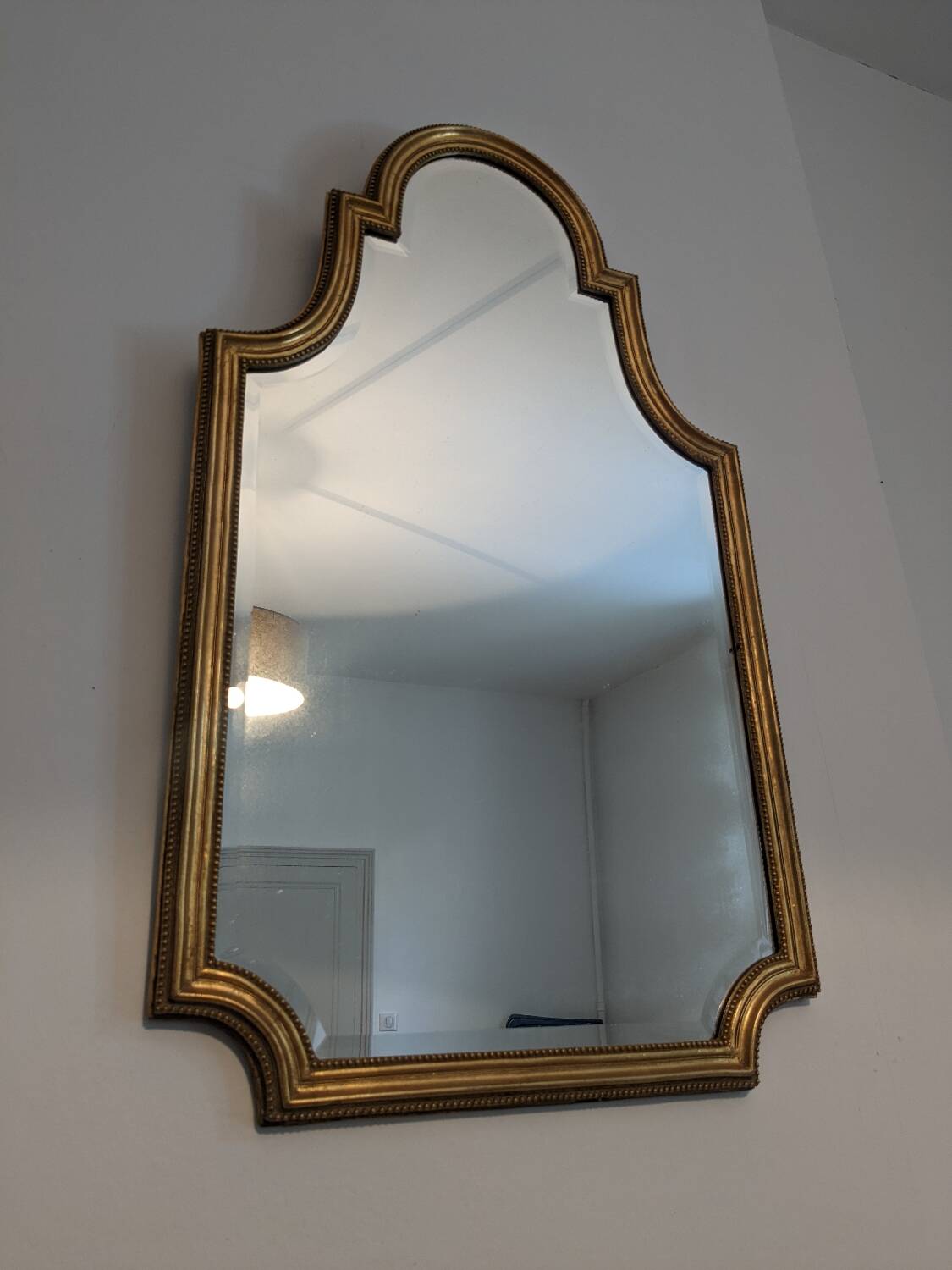 Old policeman's hat mirror