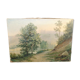 Oil on canvas painting landscape signed A Tournier 1884