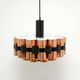 Copper lamp by Wener Schou for Coronell Elektro, 1970s
