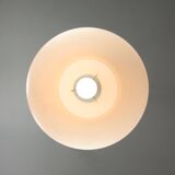 Mid-Century Italian Opaline and Brass Pendant Lamp
