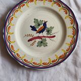 Assiette faïence 19e