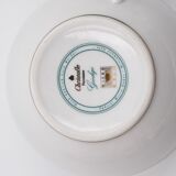 2 cups Christofle Oceana Green Ginkgo porcelain