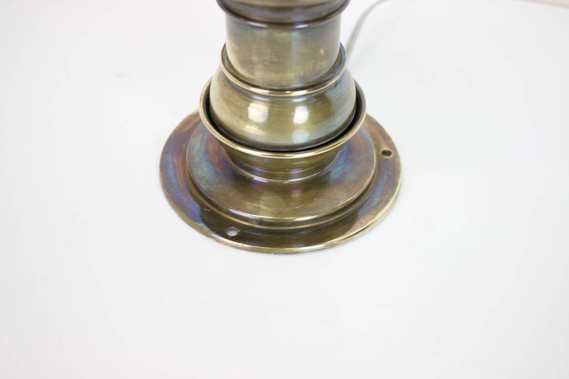 Lampe de table en laiton, Tchécoslovaquie 1930