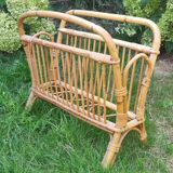 Wicker newspaper rack / magazine rack