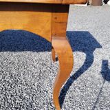 Farmhouse table in old solid oak