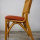 Suite of 4 chairs in Italian rattan design from the 60/70