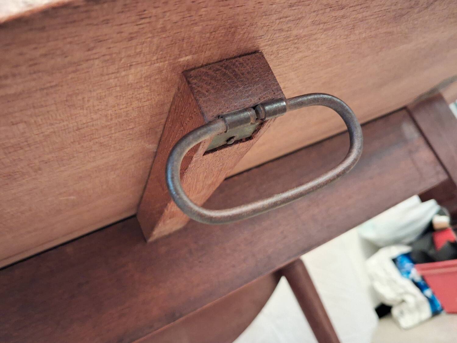 Solid mahogany dining table