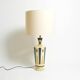 Large ceramic table lamp with Egyptian motifs by Nicolas Blandin, Paris