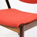 Set Of 6 Dining Chairs Model 42 Made In Rosewood By Kai Kristiansen From 1960s
