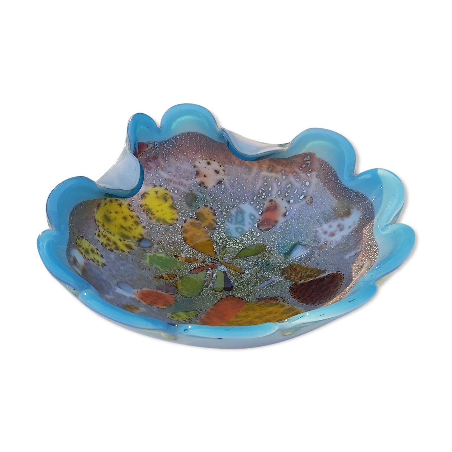 Empty Murano vintage glass pocket