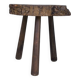Solid oak tripod stool 1960