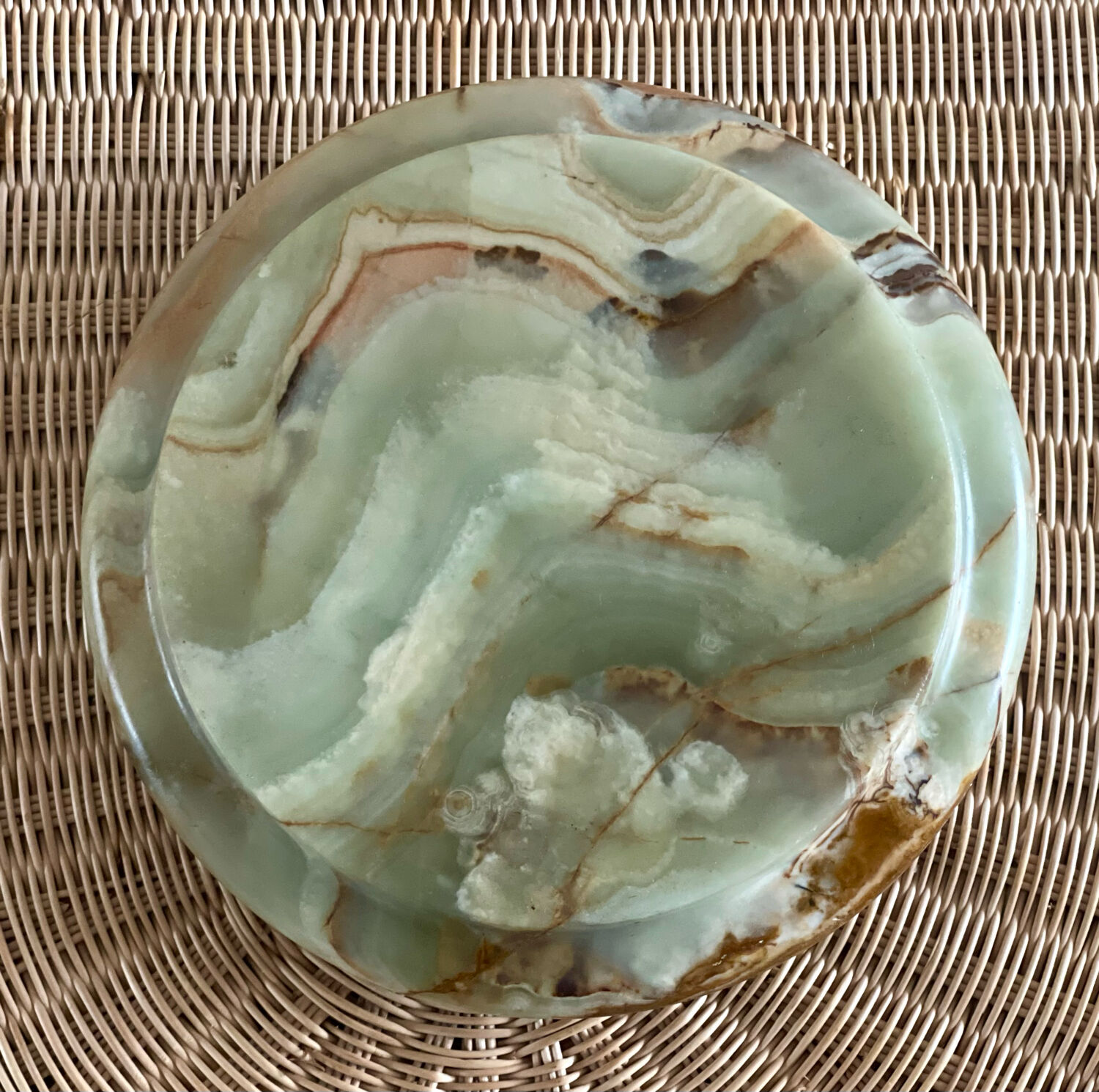 Vintage onyx ashtray