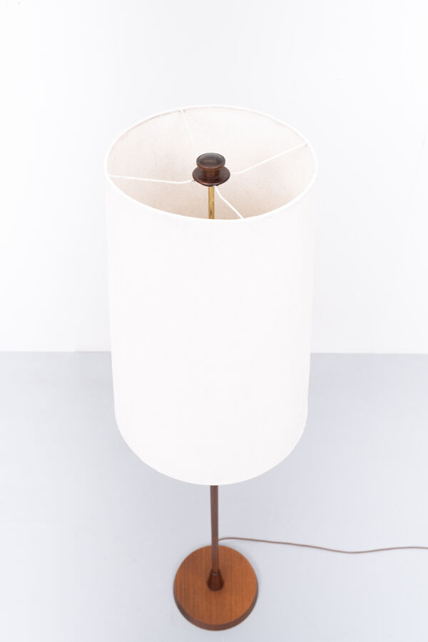 Lampadaire en teck Temde, années 1960