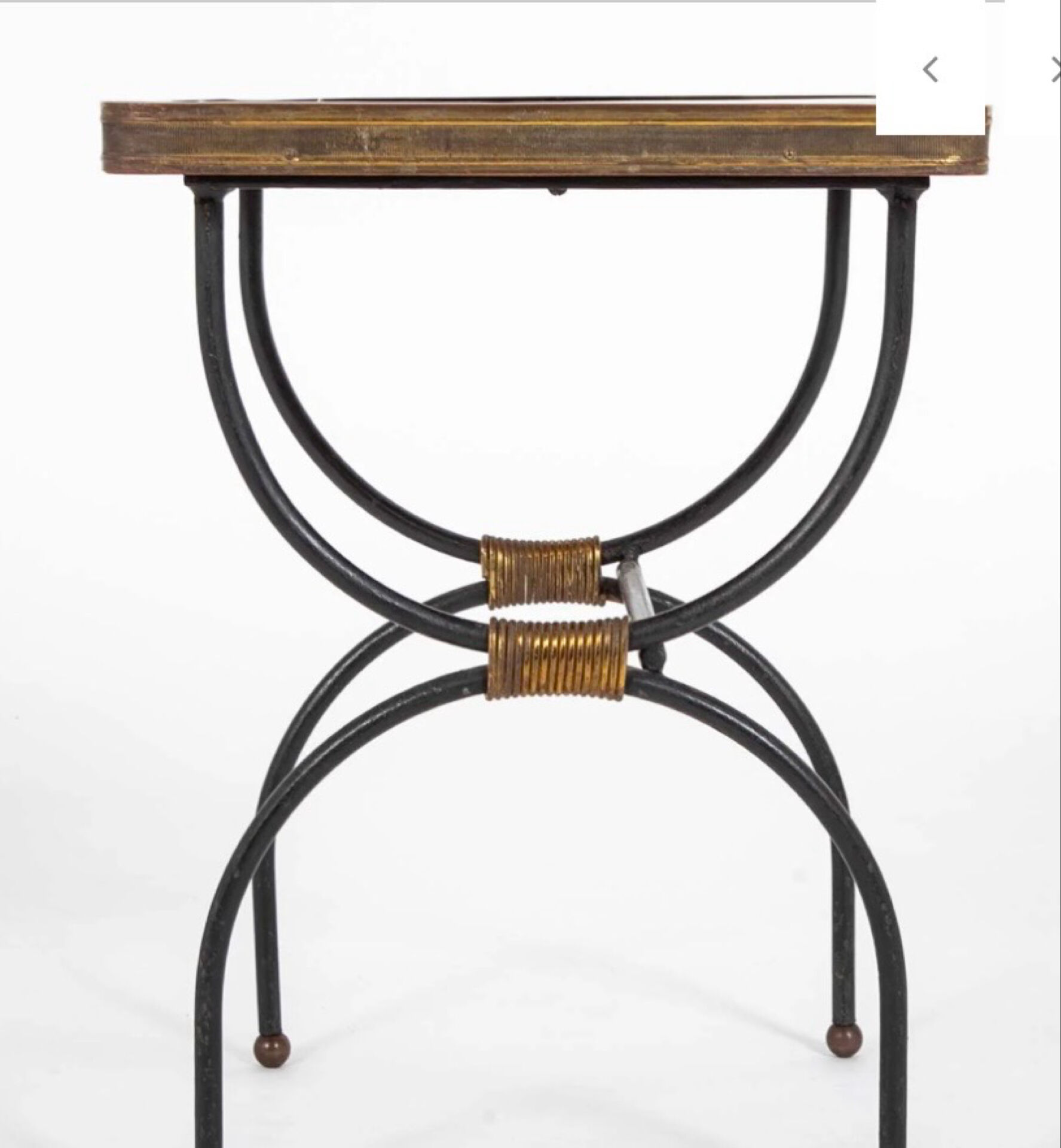 2 tables gigognes par Jacques Adnet