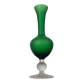 Vase en verre de la série Satinato italienne attribué à Carlo Moretti, années 1970.
