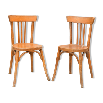 Paire de chaises de bistrot