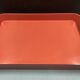 Orange and red plastic breakfast tray zak! & china vintage