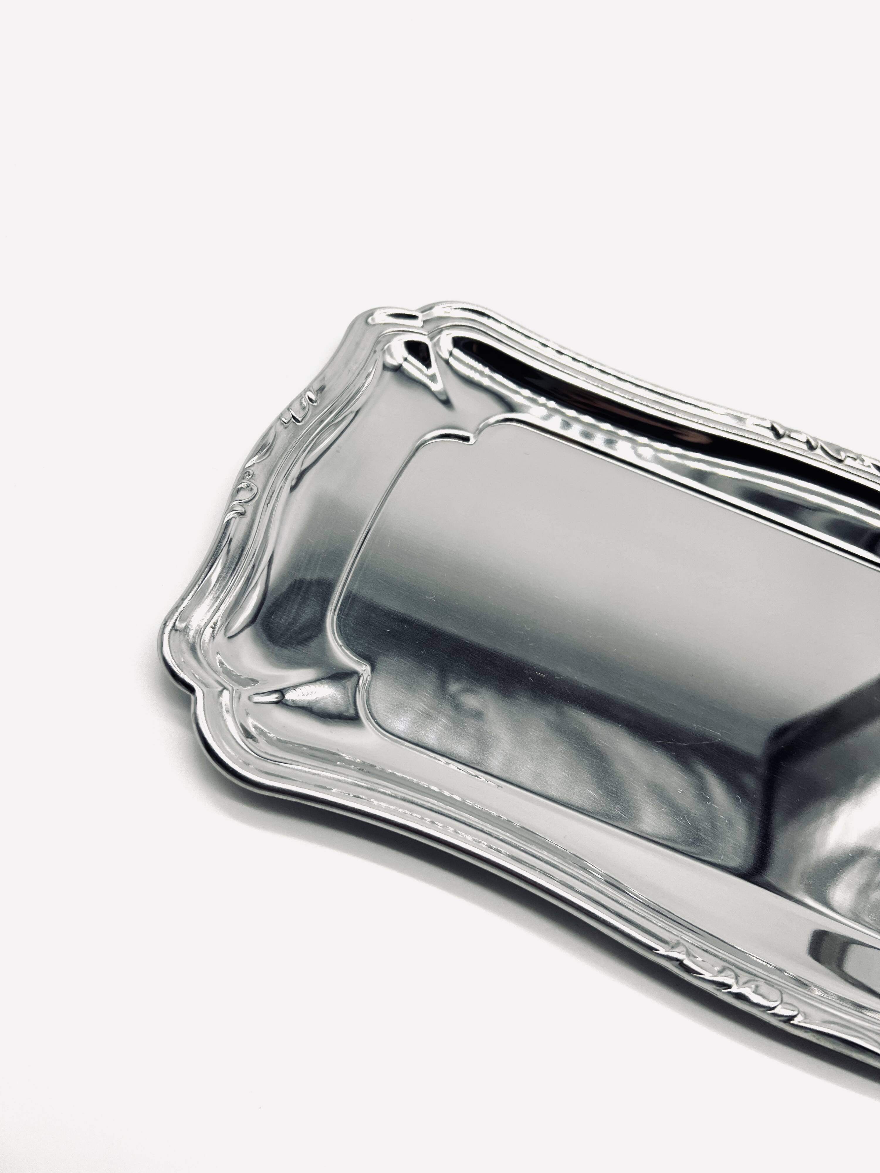 Stainless steel dessert dish
